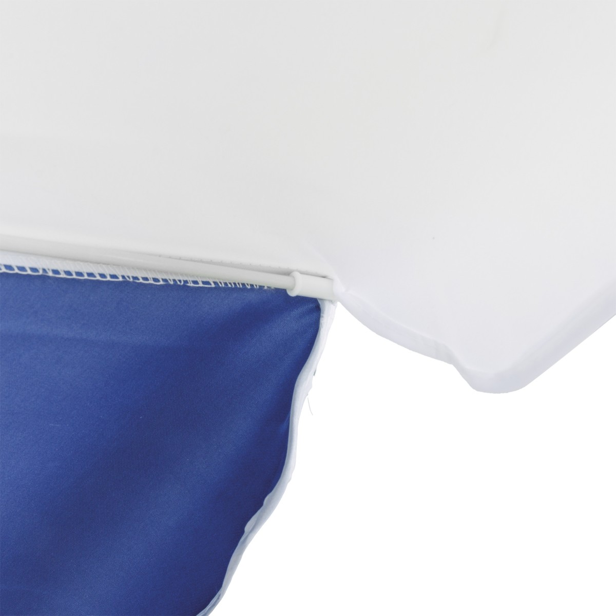 Ομπρέλα Παραλίας 2m 180gsm 8 Ακτίνες 5mm Λευκό | Μπλε Escape 12008