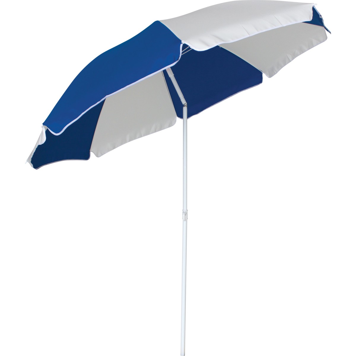 Ομπρέλα Παραλίας Escape 2m 180gsm 8 Ακτίνες 4mm Μπλε/Λευκή 12024