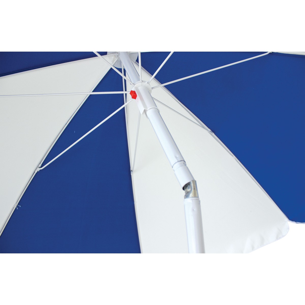 Ομπρέλα Παραλίας Escape 2m 180gsm 8 Ακτίνες 4mm Μπλε/Λευκή 12024