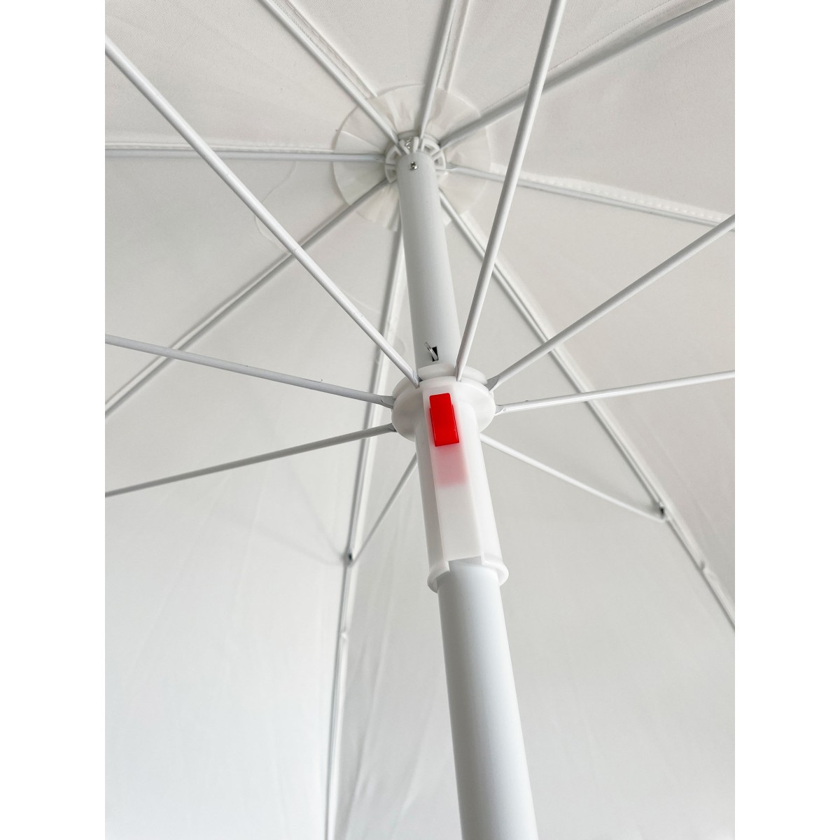 Ομπρέλα Παραλίας Escape 2m 180gsm 8 Ακτίνες 4mm Λευκή 12045