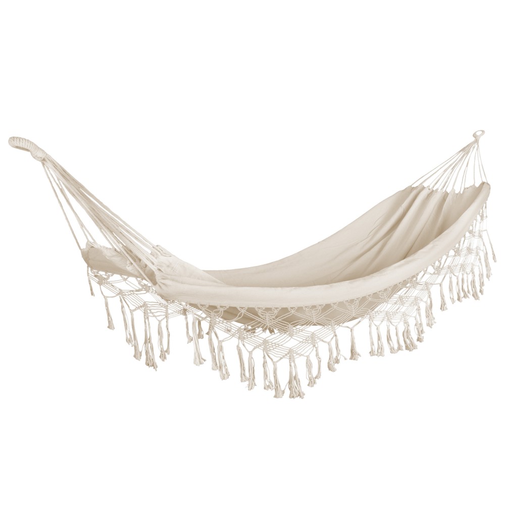 Αιώρα Διπλή Brazilian Macrame Μπεζ 12338 Escape