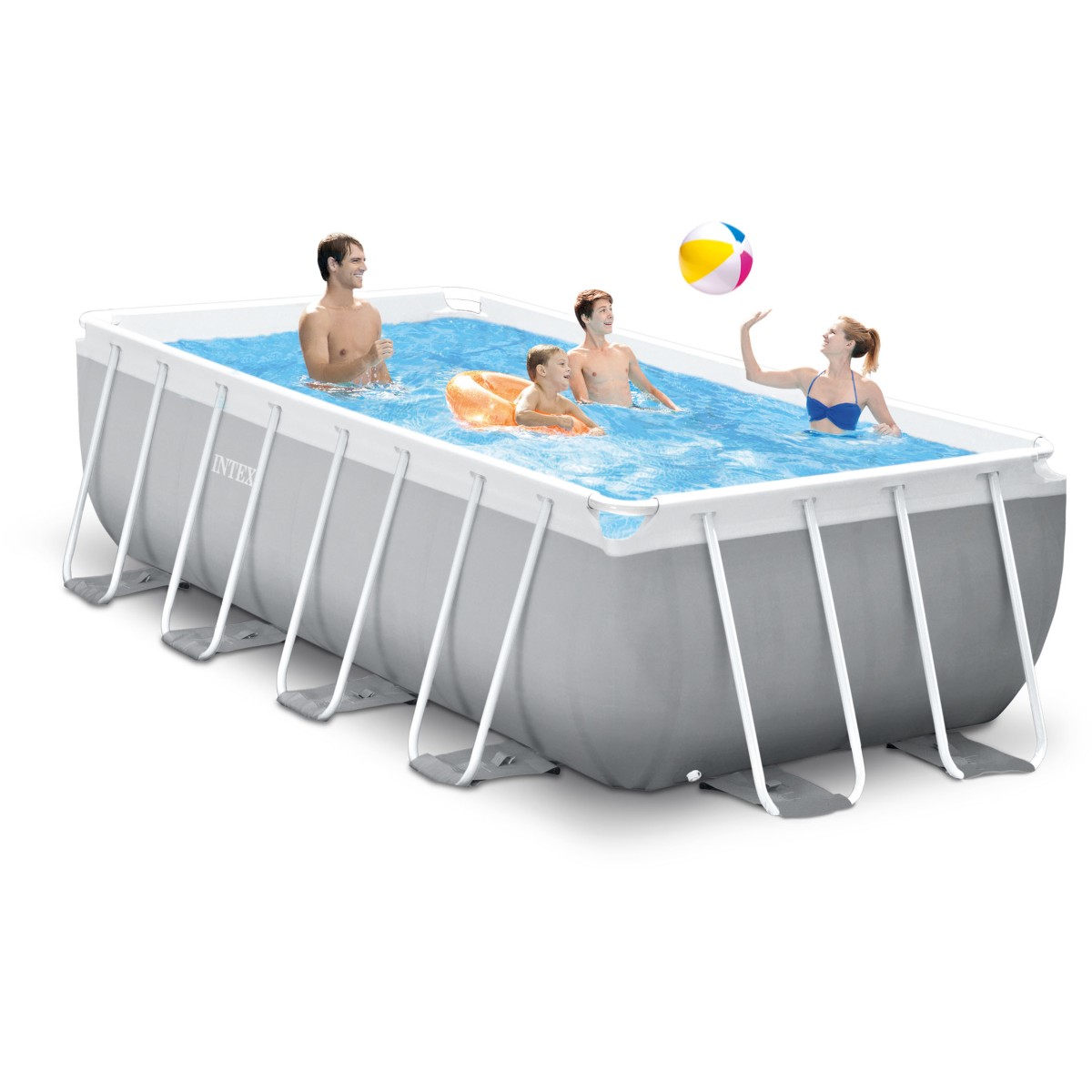 Παραλληλόγραμμη Πισίνα με Σκελετό Prism Set 400x200x122cm
