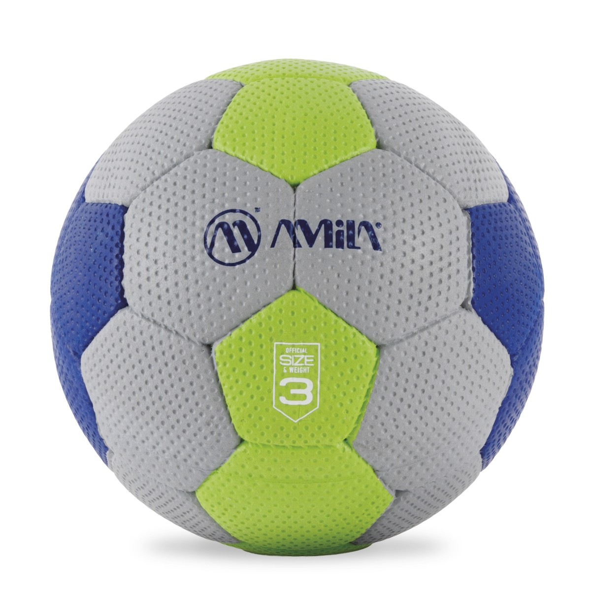 Μπάλα Handball Cellular Νο3 - Μπλε / Πράσινο / Γκρι