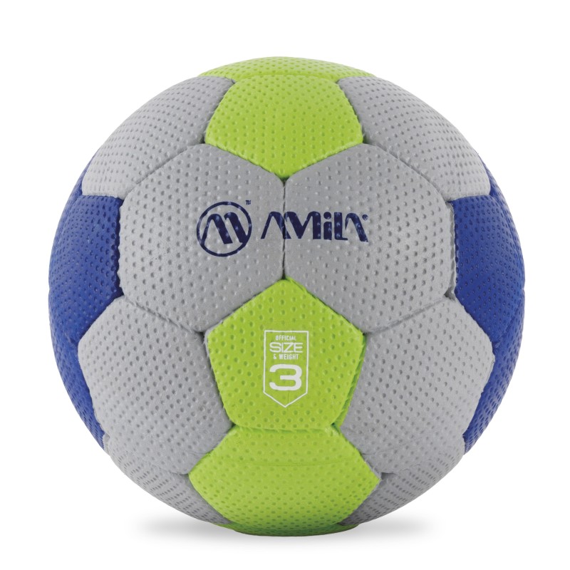 Μπάλα Handball Cellular Νο3 - Μπλε / Πράσινο / Γκρι