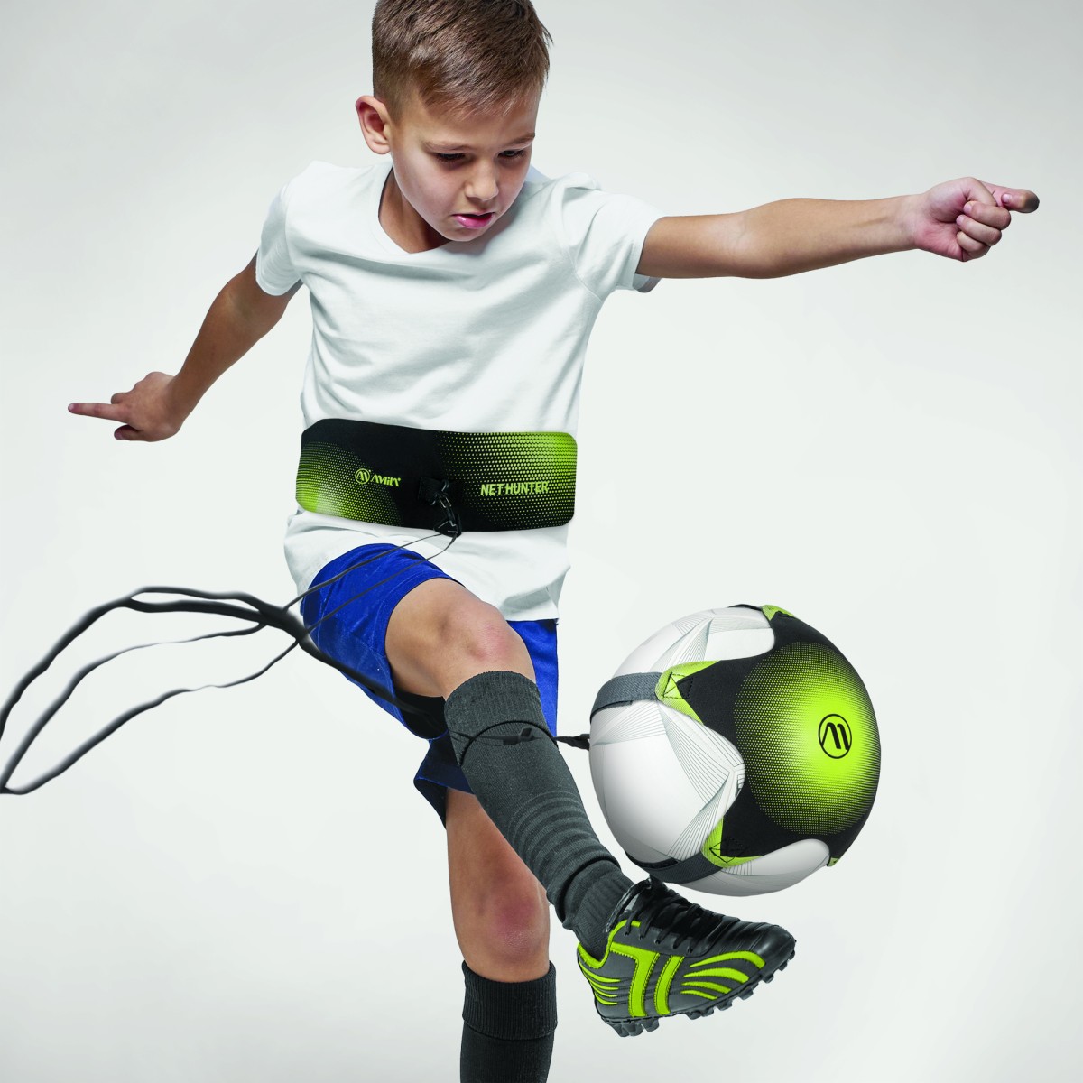 Σετ εξάσκησης Ποδοσφαίρου Soccer Kick Trainer Net Hunter – Black Amila 41929