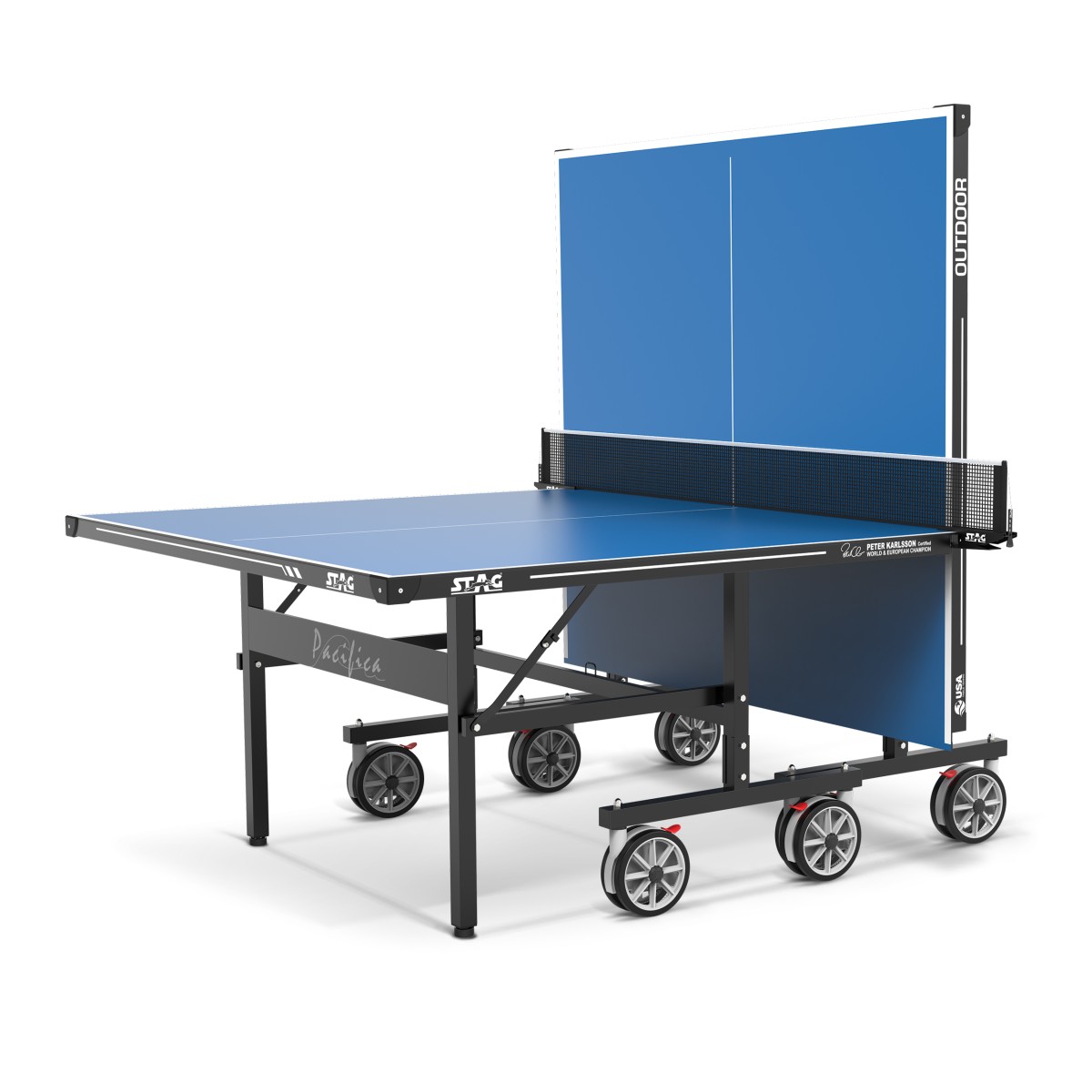 Τραπέζι Ping Pong Εξωτερικού Χώρου Stag Pacifica Μπλε 42809