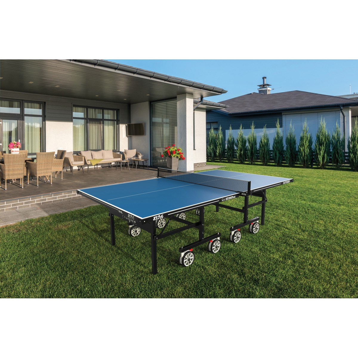 Τραπέζι Ping Pong Εξωτερικού Χώρου Stag Pacifica Μπλε 42809