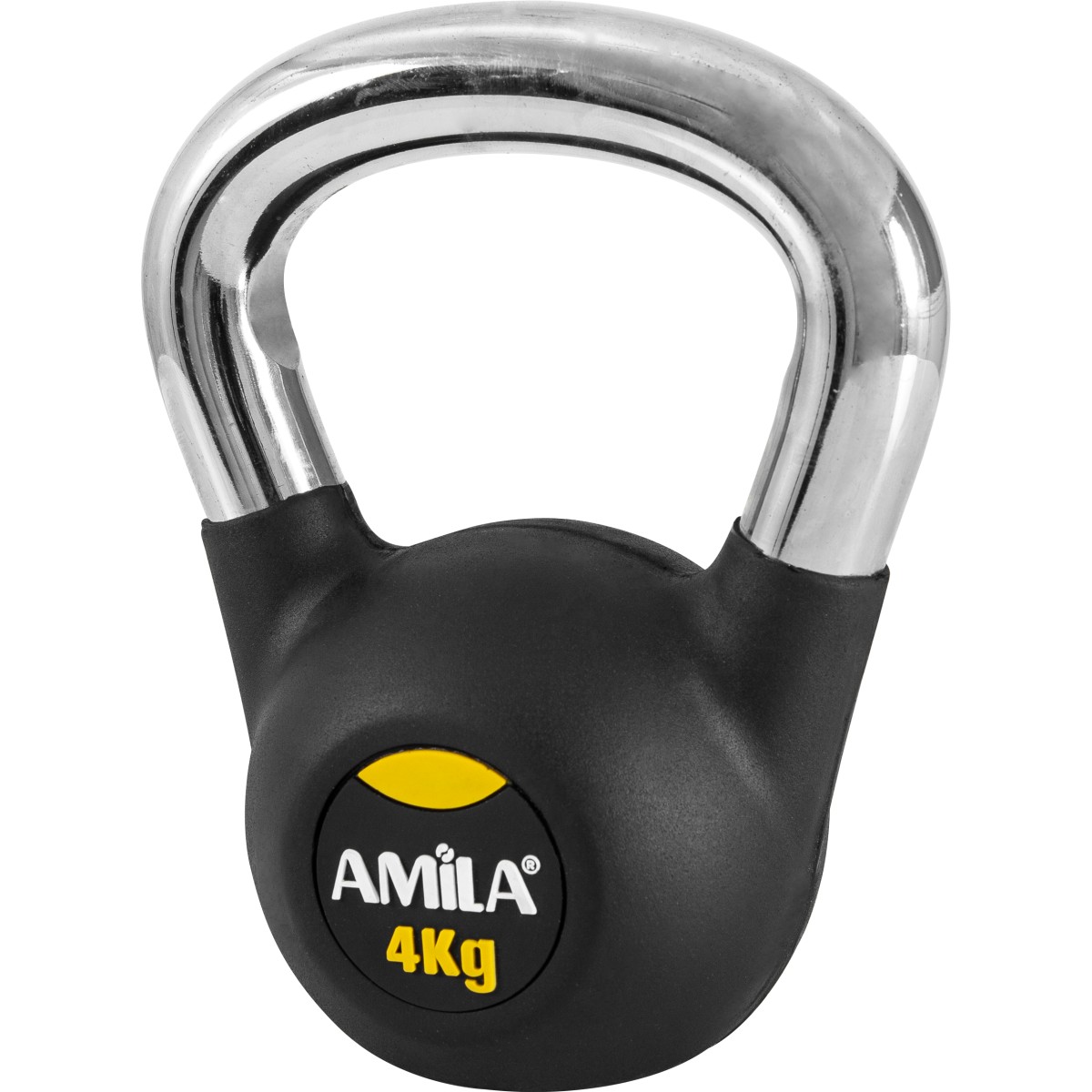 Kettlebell Rubber Cover Cr Handle 4Kg 44495 AMILA