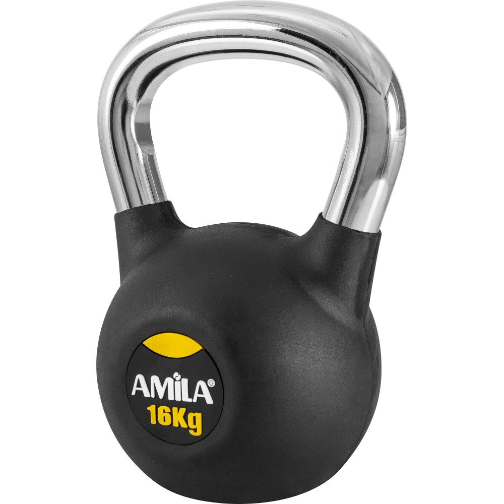 Kettlebell Rubber Cover Cr Handle 16Kg 44498 AMILA