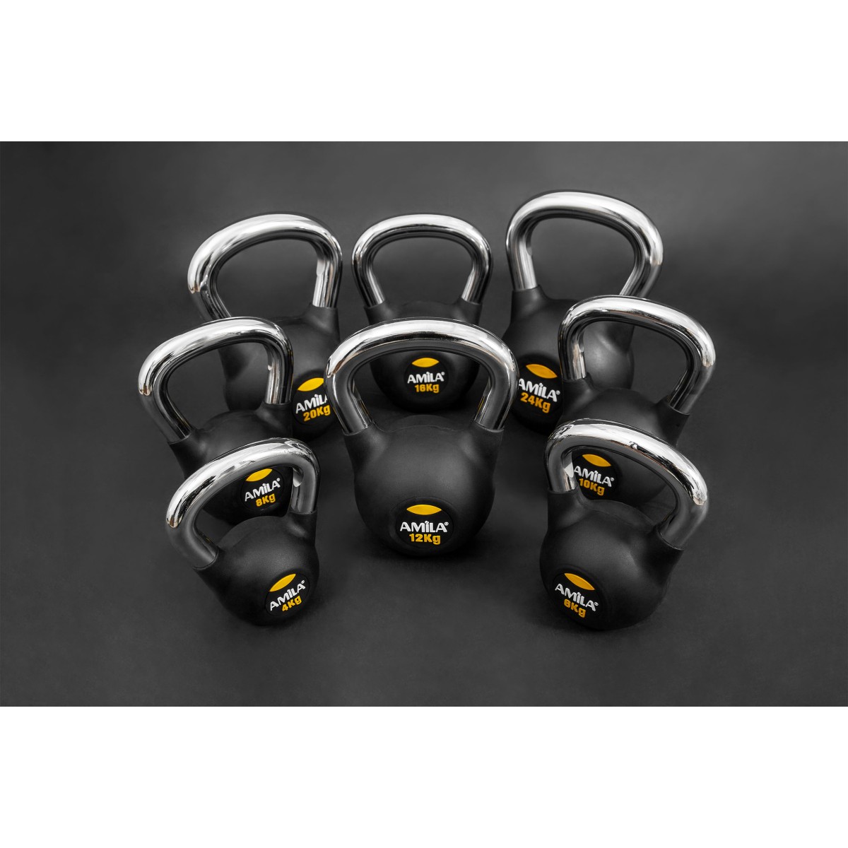 Kettlebell Rubber Cover Cr Handle 20Kg 44499 AMILA