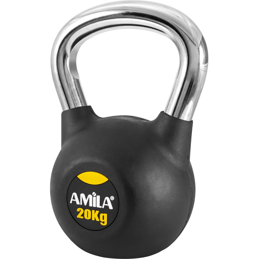 Kettlebell Rubber Cover Cr Handle 20Kg 44499 AMILA