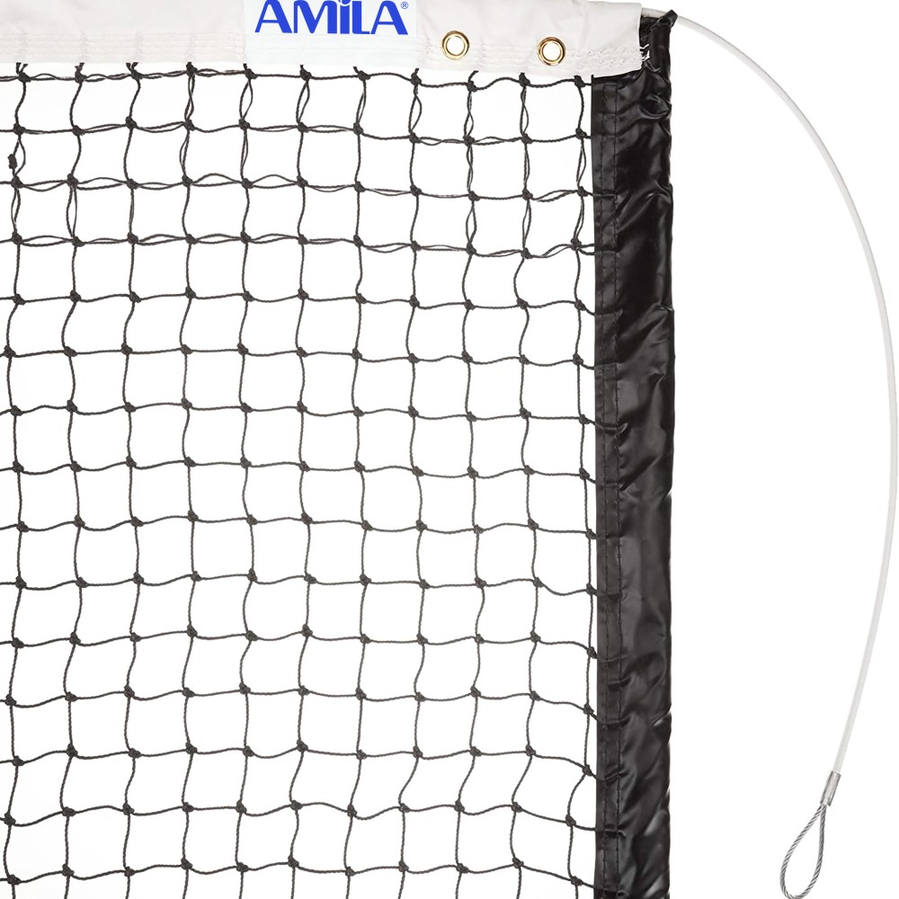 Δίχτυ Tennis Πλεχτό 2,5mm (Κατάλληλο για αγώνες) 44946 AMILA