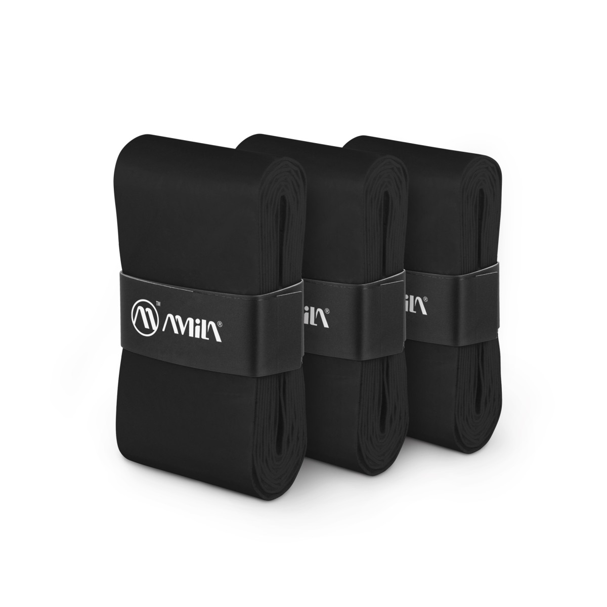 Ταινία Λαβής Ρακετών AMILA Overgrip Μαύρο 3 Τεμ