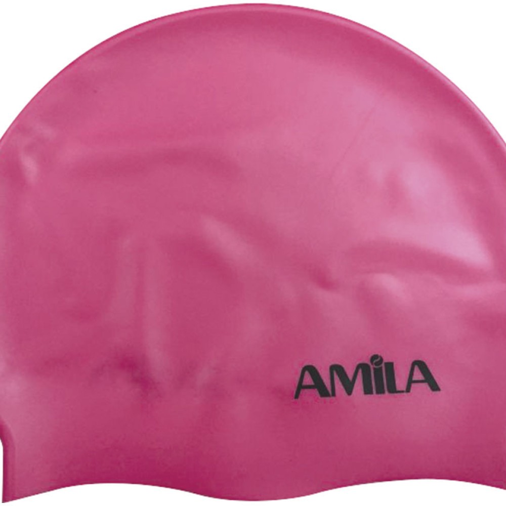 Σκουφάκι Κολύμβησης Παιδικό AMILA Ροζ 47019