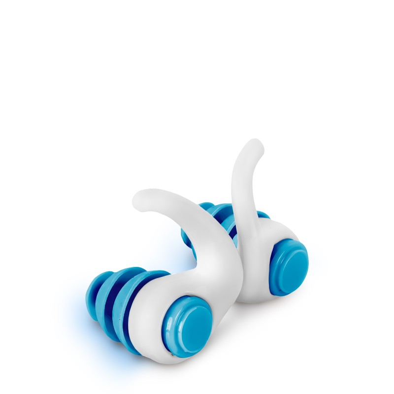 Ωτοασπίδες Κολύμβησης Swimming Earbuds Aquatic – Μπλε / Λευκό Amila 47046