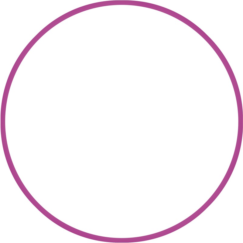 Χούλα-Χουπ 60cm - Φ18mm - 120gr, Φούξια 48015 AMILA