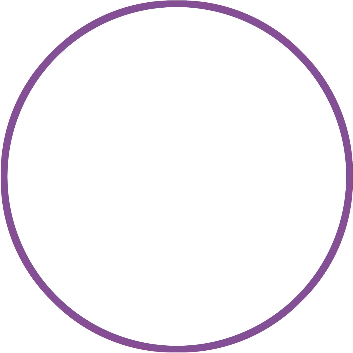 Χούλα-Χουπ 70cm - Φ19mm - 260gr, Μωβ 48027 AMILA