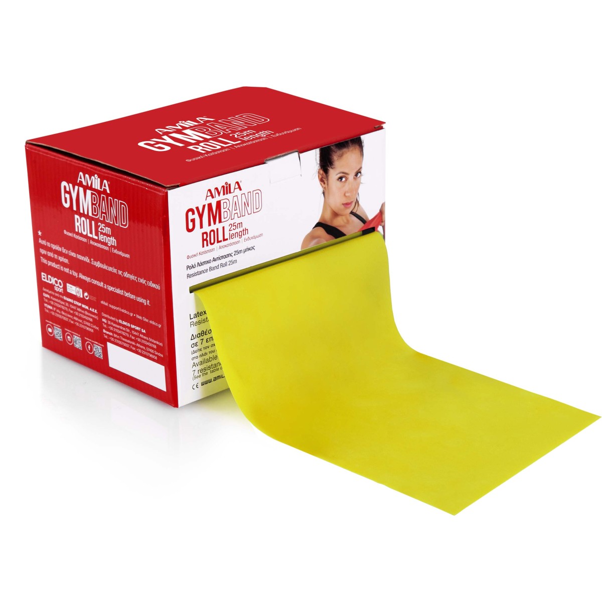 Λάστιχο AMILA GymBand Ρολό Ultra Light 48144