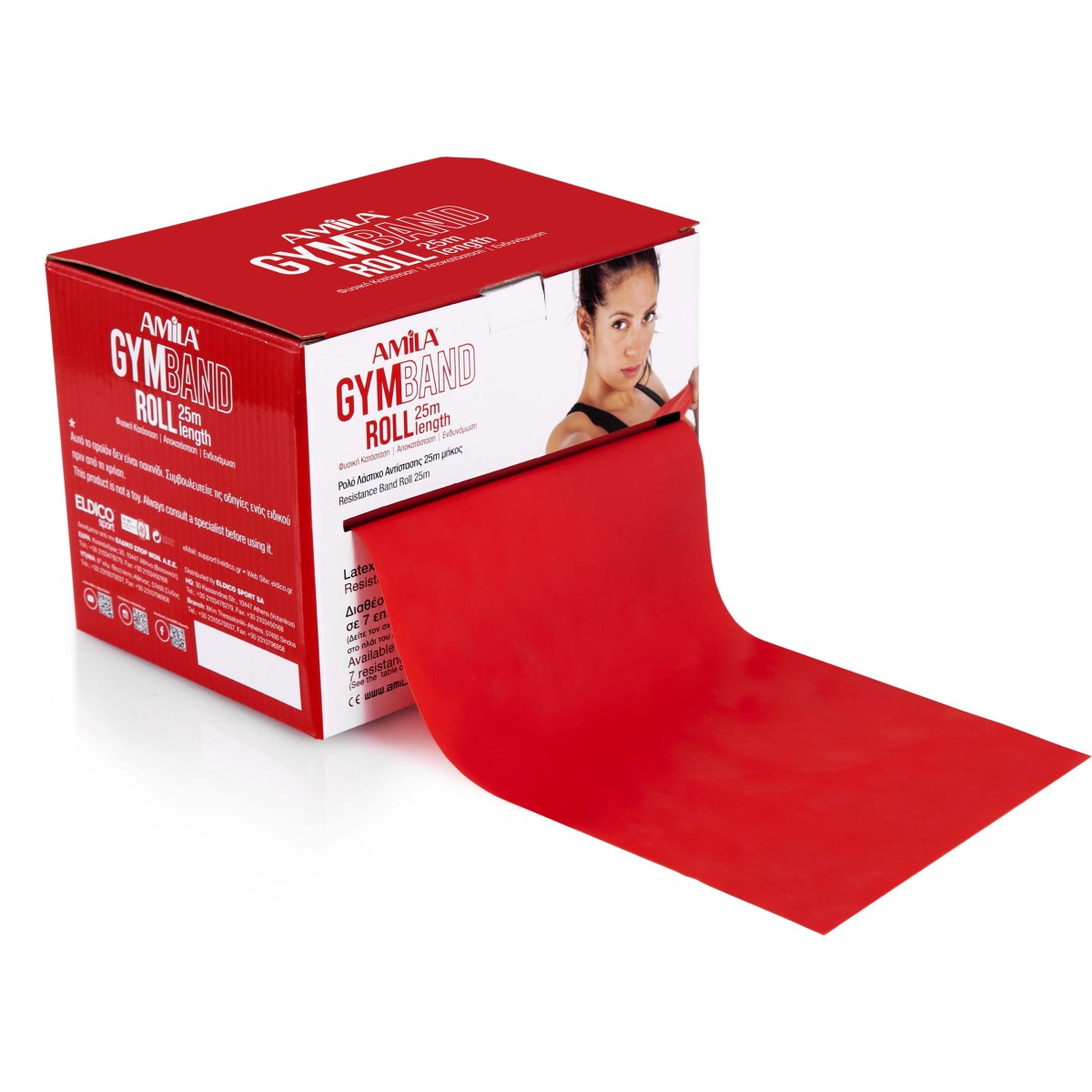 Λάστιχο AMILA GymBand Ρολό Medium 48146