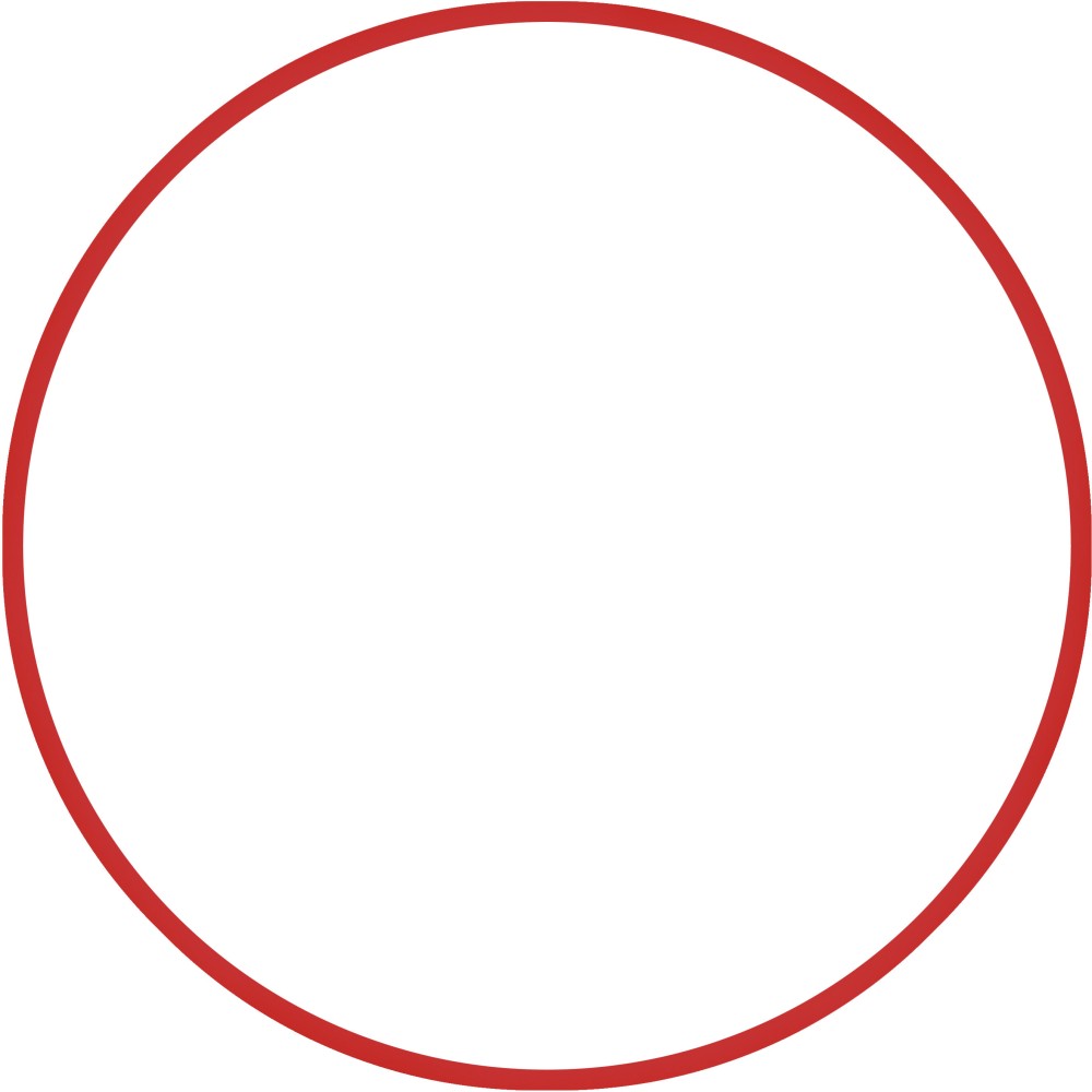 Χούλα-Χουπ 70cm - Φ19mm - 260gr, Κόκκινο 48157 AMILA