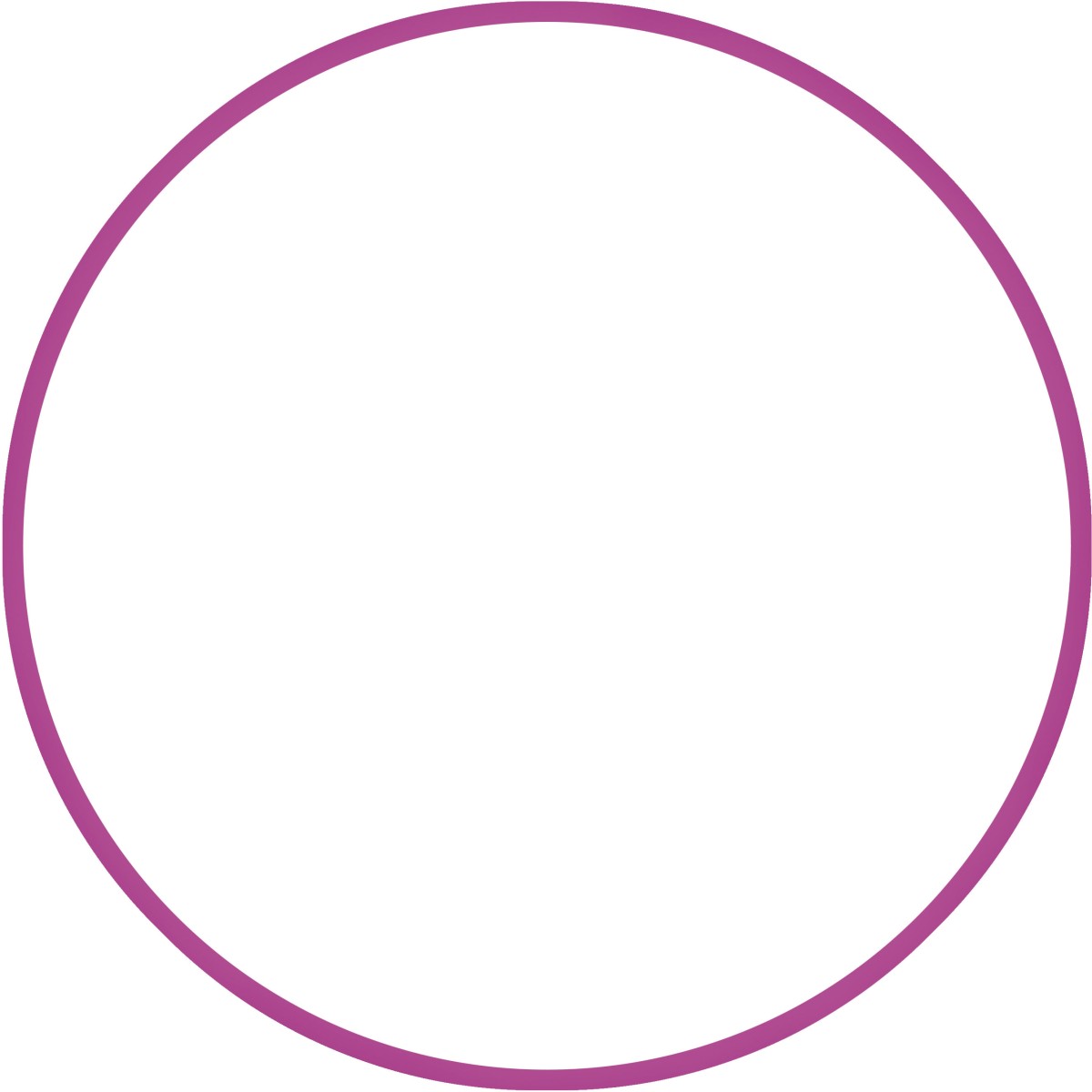 Χούλα-Χουπ 76cm - Φ18mm - 185gr, Φούξια 48163 AMILA