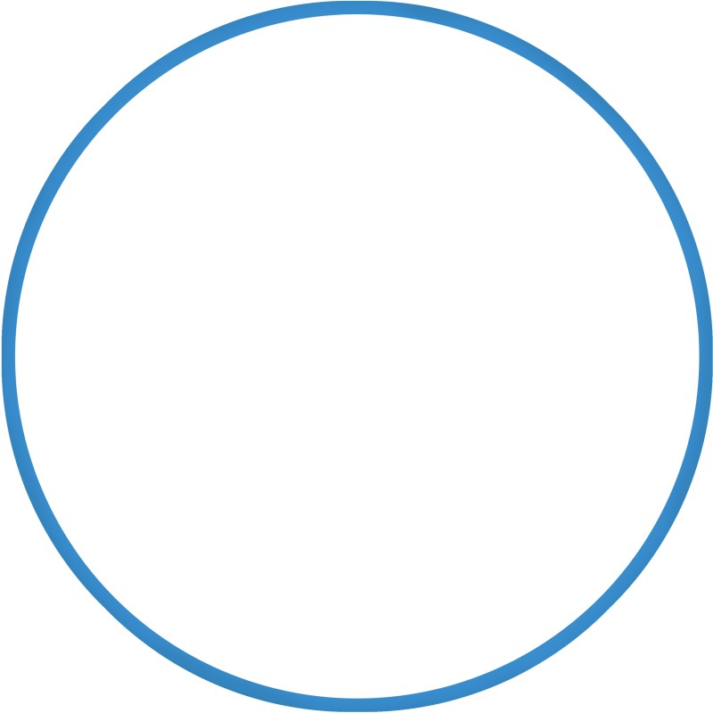 Χούλα-Χουπ 60cm - Φ18mm - 155gr, Μπλε 48166 AMILA