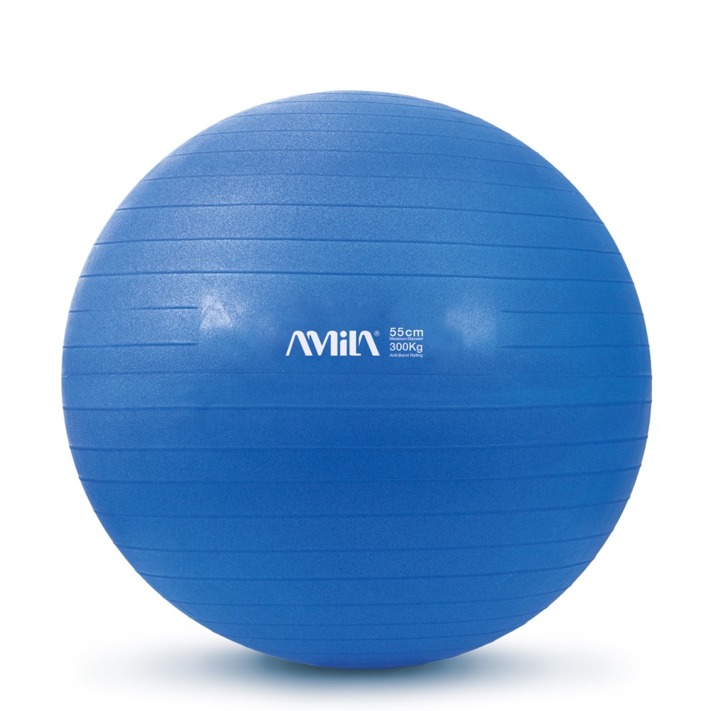 Μπάλα Γυμναστικής AMILA GYMBALL 55cm Μπλε Bulk 48437