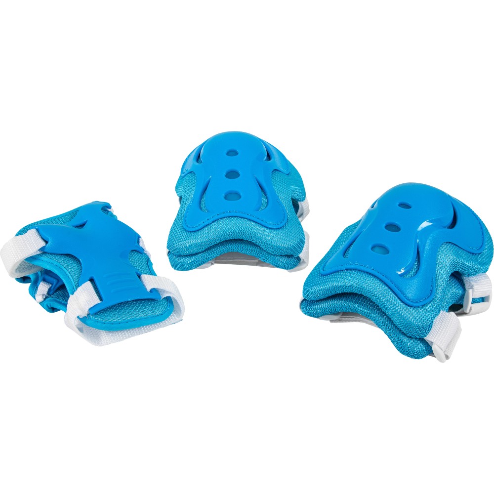 Σετ Προστατευτικά (μισόγαντα, επιαγκωνίδες, επιγονατίδες) Γαλάζιο Small 49040 Amila