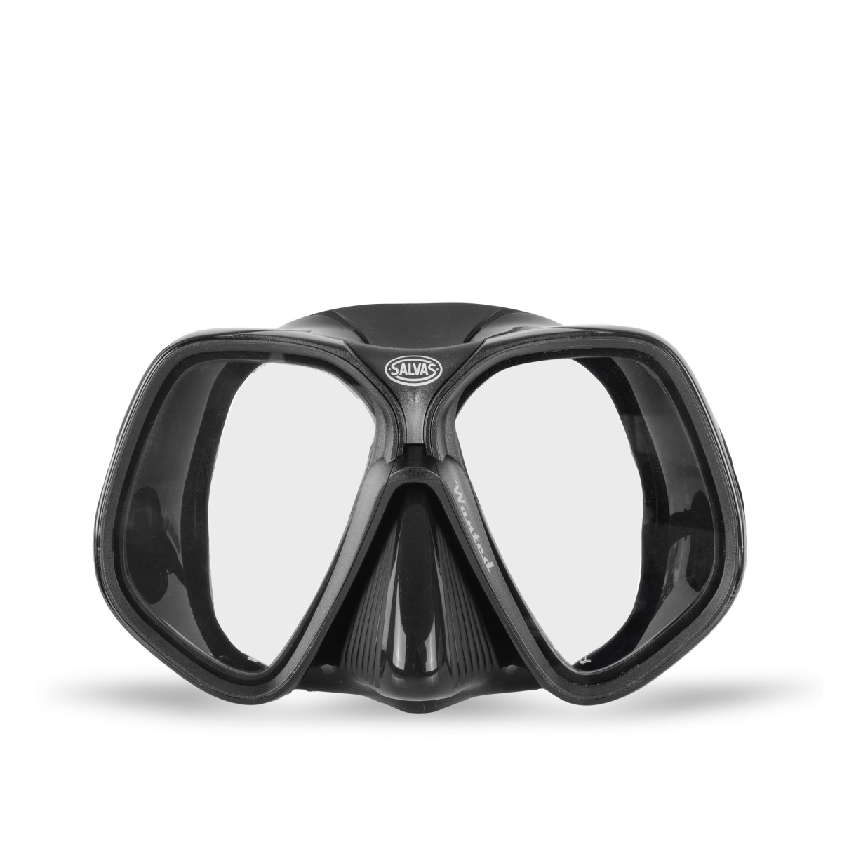 Μάσκα Θαλάσσης Salvas Wanted Black Silicone band Large