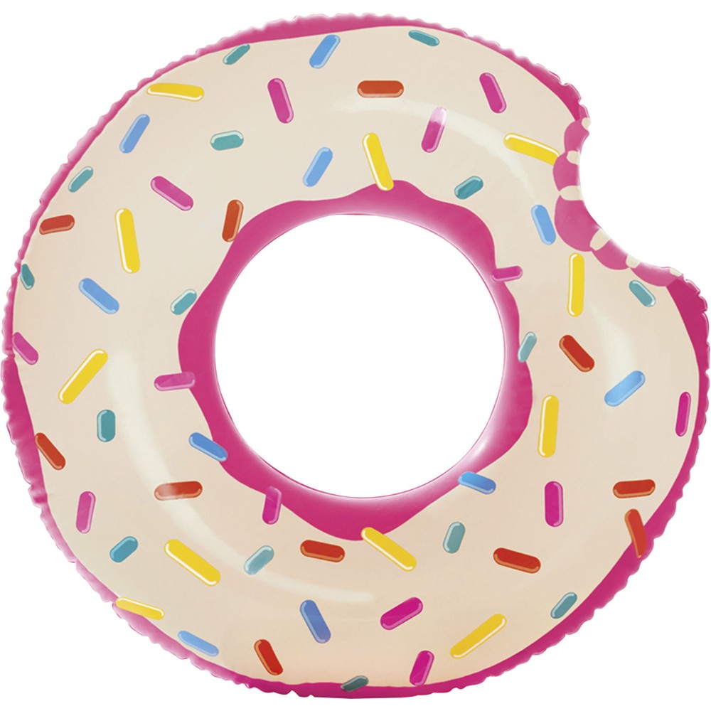 Φουσκωτή παιδική πισίνα Rainbow Donut Tube INTEX 56235