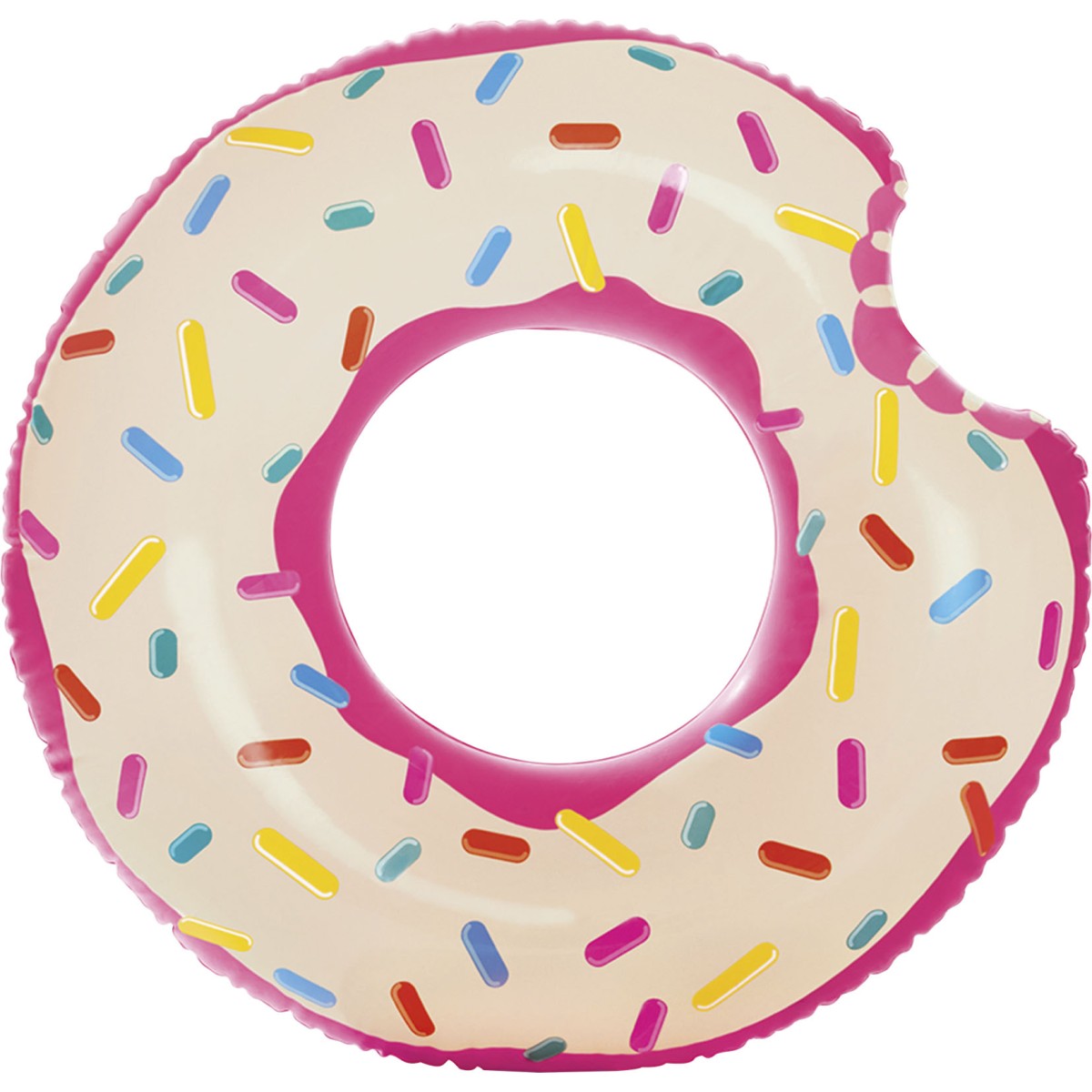 Φουσκωτή παιδική πισίνα Rainbow Donut Tube INTEX 56235