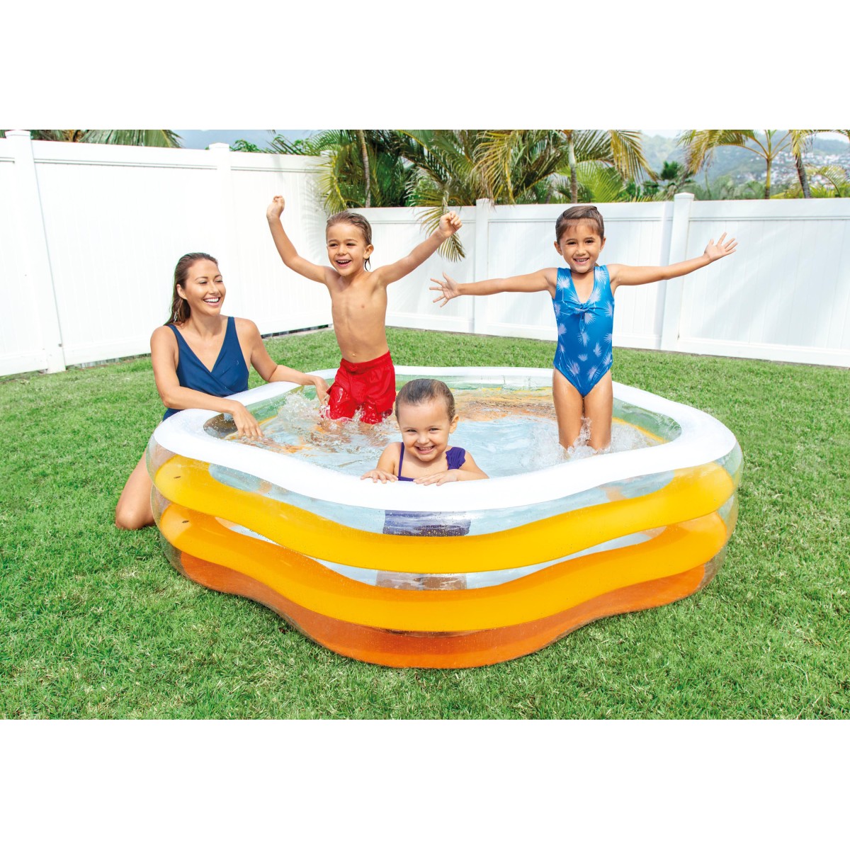 Φουσκωτή παιδική πισίνα Summer Colors INTEX 56495