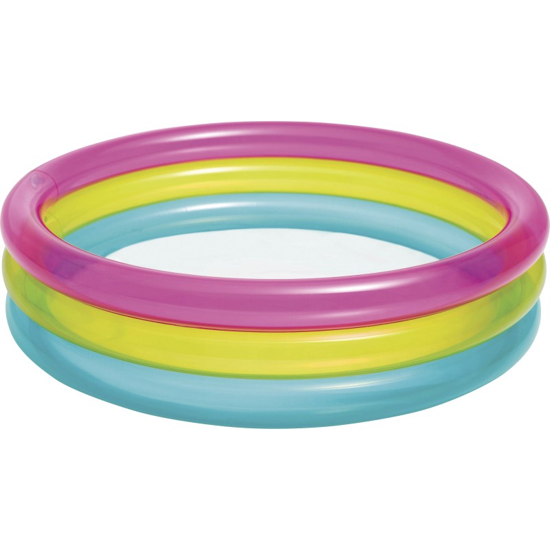 Φουσκωτή παιδική πισίνα Rainbow Baby Pool INTEX 57104