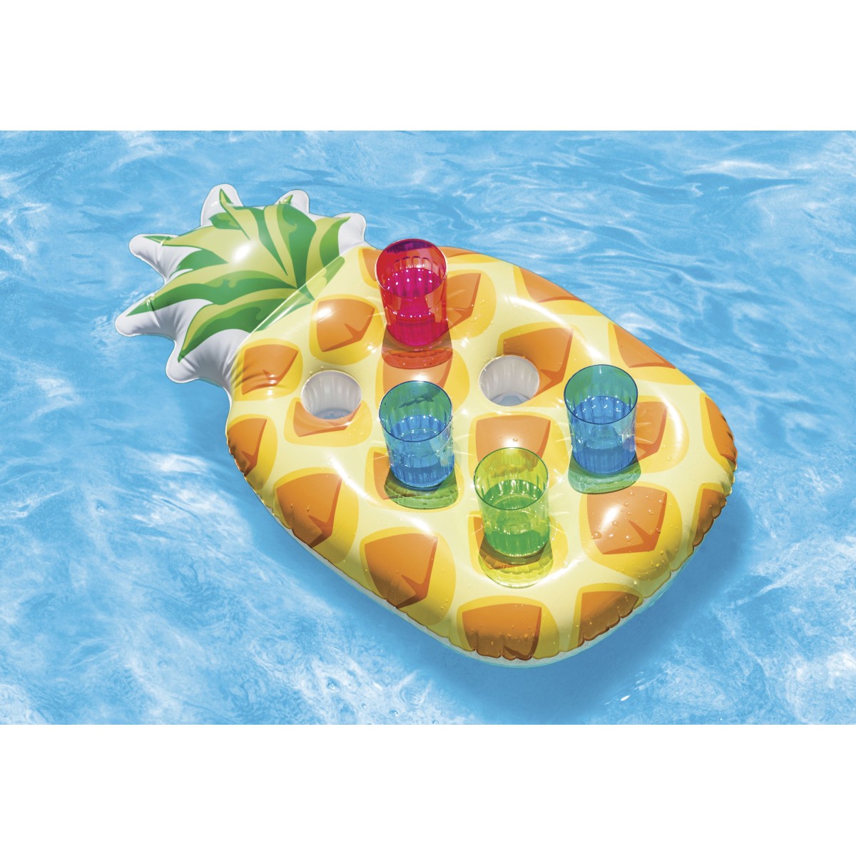 Φουσκωτό Στρώμα Pineapple Drink Holder INTEX 57505