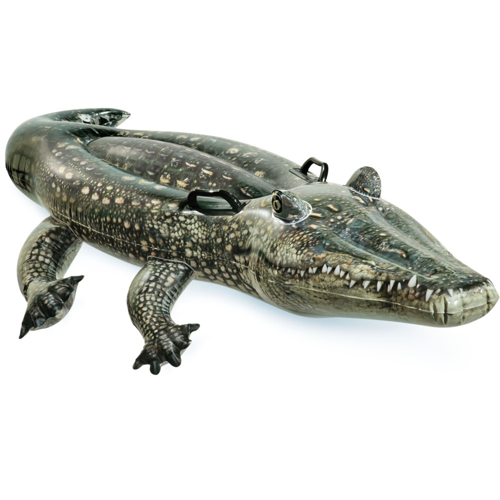 Φουσκωτό INTEX Realistic Gator Ride-On 57551