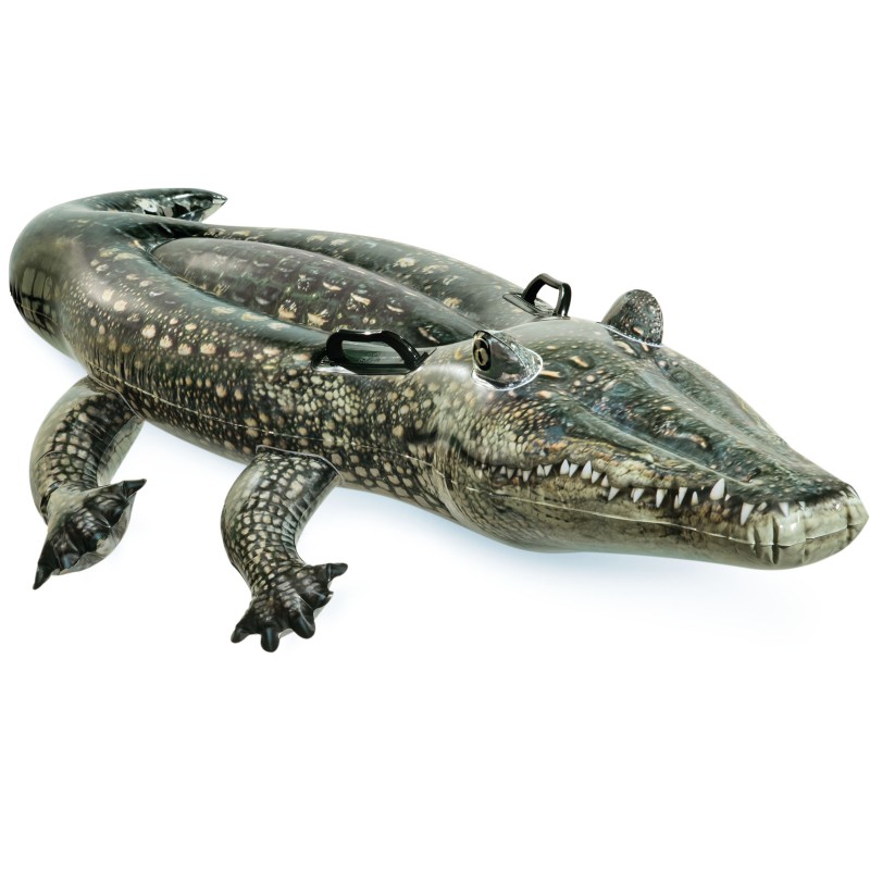 Φουσκωτό INTEX Realistic Gator Ride-On 57551