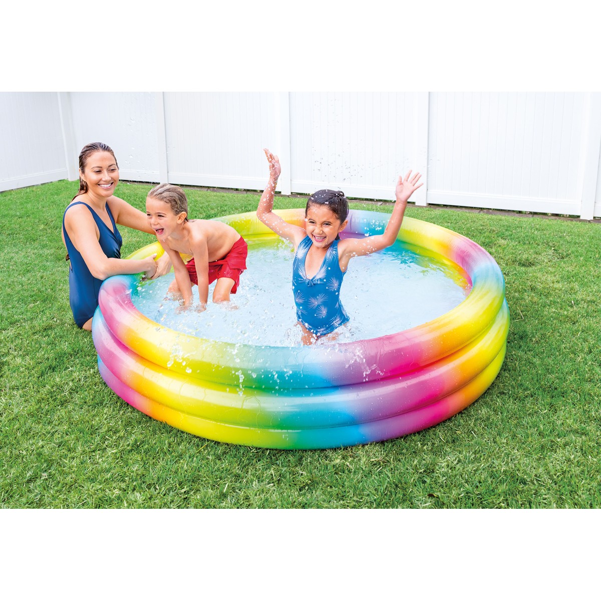 Παιδική πισίνα Rainbow Ombre INTEX 58449
