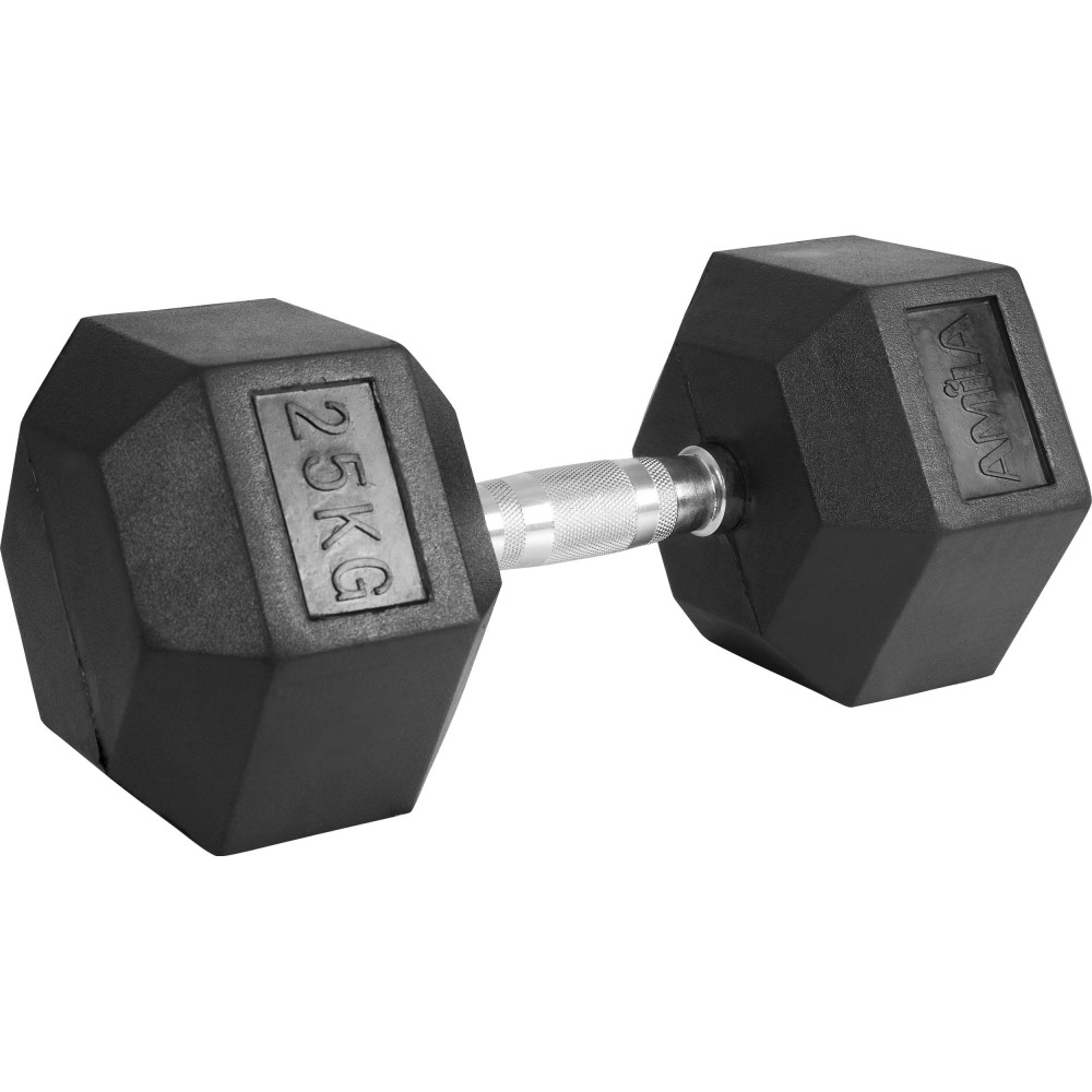 Αλτήρας Εξάγωνος Rubber Cover Class A - 25,0Kg 84545 AMILA