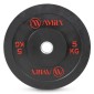Δίσκος AMILA Black R Bumper Slim 50mm 5Kg