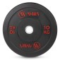 Δίσκος AMILA Black R Bumper Slim 50mm 10Kg 84832