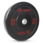 Δίσκος AMILA Black R Bumper Slim 50mm 25Kg 84835