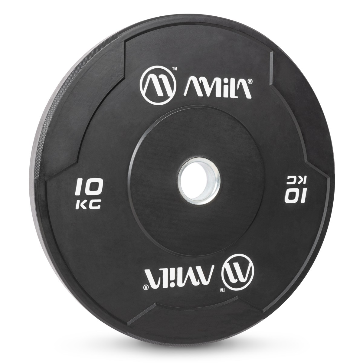 Δίσκος AMILA Black W Bumper Slim 50mm 10Kg 84842