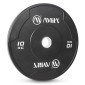 Δίσκος AMILA Black W Bumper Slim 50mm 10Kg 84842