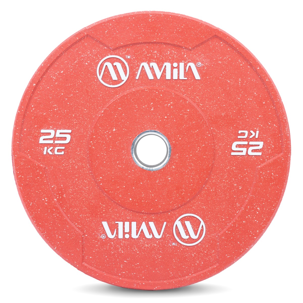 Δίσκος Color Bumper Plate Slim 50 mm 25 kg – Κόκκινο AMILA 84850