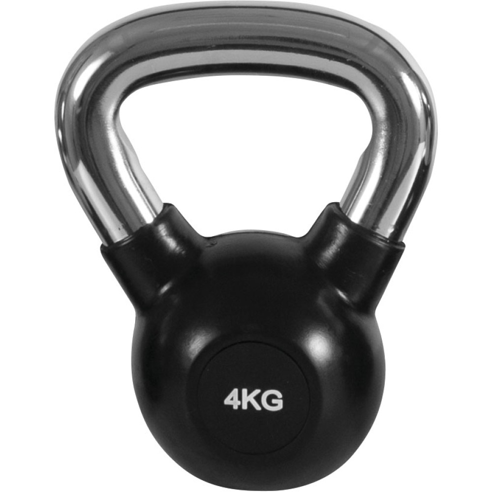 Kettlebell Rubber Cover Cr Handle 4Kg 90453 AMILA