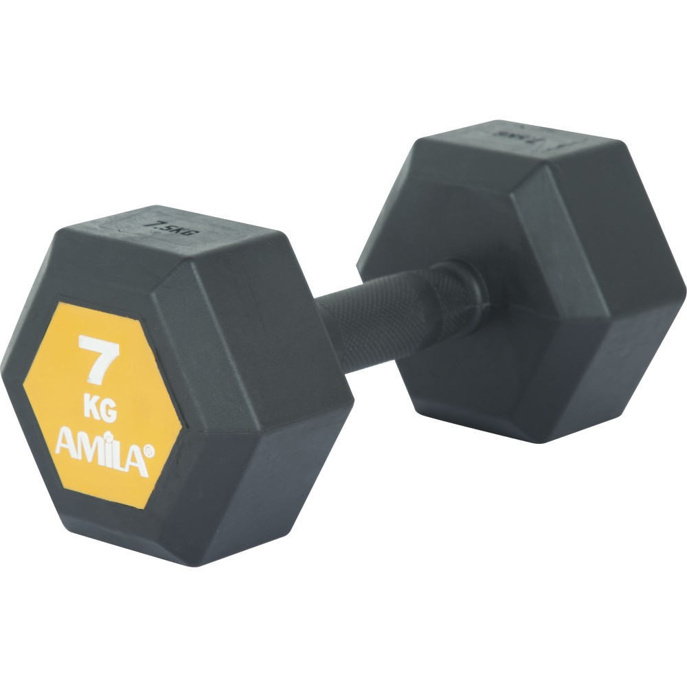 Aλτήρας Εξάγωνος Original Rubber H - 7,0Kg 90587 AMILA