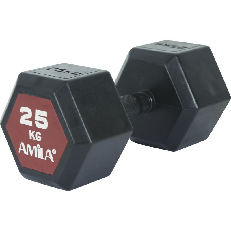 Aλτήρας Εξάγωνος Original Rubber H - 25,0Kg 90597 Amila