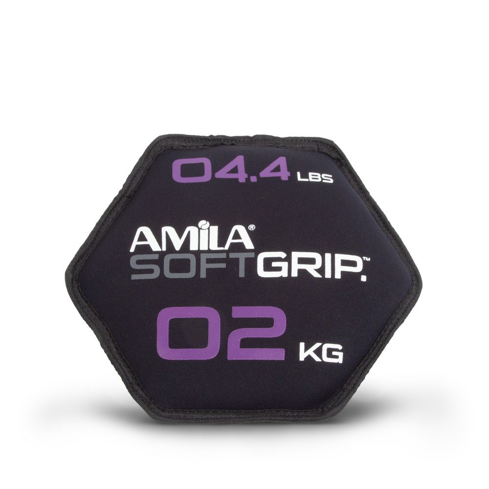 Δίσκος Βαρίδιο Soft Grip 2Kg 90751 Amila