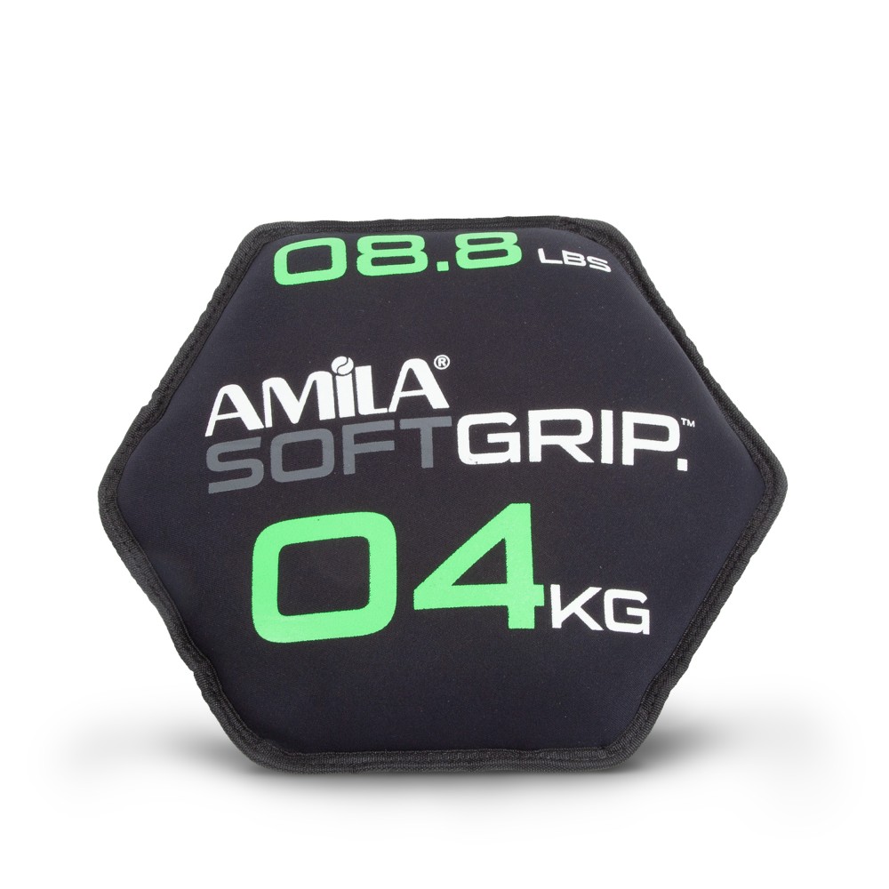 Δίσκος Βαρίδιο Soft Grip 4Kg 90752 Amila