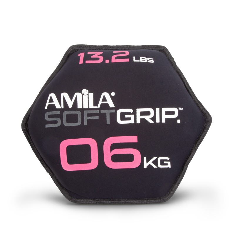 Δίσκος Βαρίδιο Soft Grip 6Kg 90753 Amila